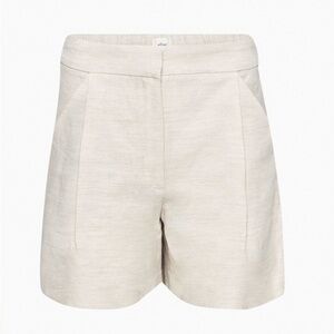Aritzia Wilfred Fable Linen Mid-Thigh Short